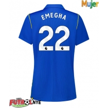 Camiseta Chelsea Emmanuel Emegha #22 Primera Equipación para mujer 2026-27 manga corta